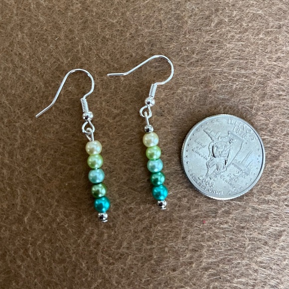 ❤️💜💛💚💙Bundle of 5 Handmade Earrings 💙💚💛💜❤️ - Picture 5 of 14